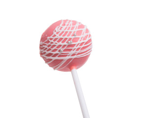 cake-pop candy isolated on the white