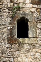 Window with stone wall