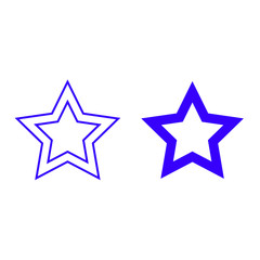 Star vector icon isolated on background. Trendy sweet symbol. Logo illustration