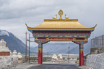 Fototapeta premium Indien- Ladakh- Kloster Diskit
