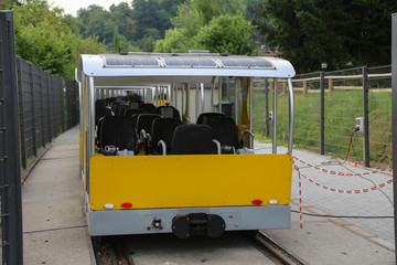 The solar powered Railcar and pedal control