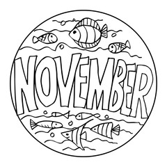  November Coloring Pages for Kids