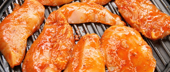 Hähnchenbrustfilet auf dem Grill 3