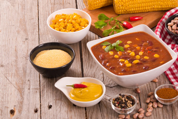 Beef chili. 