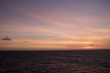 Sunrise in the Irish Sea