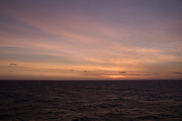 Fototapeta na wymiar Sunrise in the Irish Sea