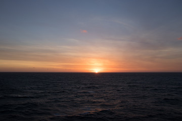Fototapeta na wymiar Sunrise in the Irish Sea