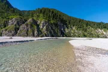 Isarauen am Sylvensteinsee