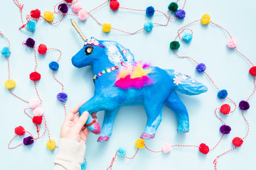 Painted unicorn © arinahabich
