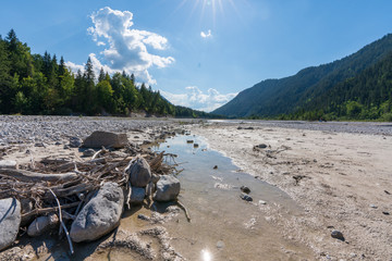 Isarauen am Sylvensteinsee