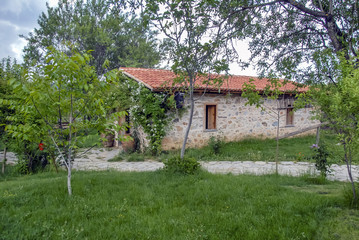 Fototapeta premium Mugla, Turkey, 13 May 2012: Kerimoglu House at Yerkesik