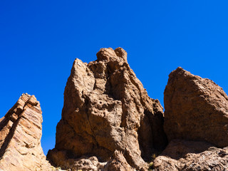Fototapeta premium Mount Teide is the third highest volcanic structure and most voluminous in the world after Mauna Loa and Mauna Kea in Hawaii. It is the highest peak on the Canary Islands and in the whole of Spain.
