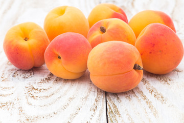 Group of apricots
