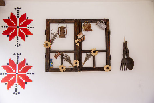 Romanian farmhouse interior - the Buzau region - Romania