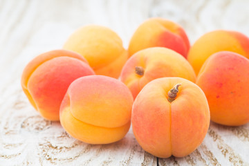 Group of apricots 