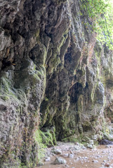 Mugla, Turkey, 13 May 2012: Damla Deresi Canyon at Village of Yerkesik