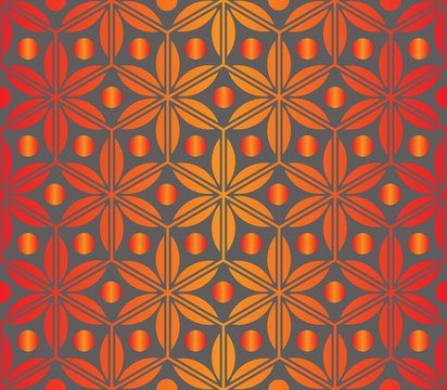 Abstract seamless pattern. Background of abstract geometrical weaving. Vector illustration