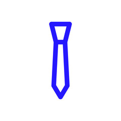 Tie vector icon isolated on background. Trendy sweet symbol. Logo illustration