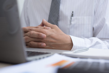 businessman thinking