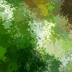 abstract stained pattern texture background natural green khaki and brown color - modern painting art - watercolor effect