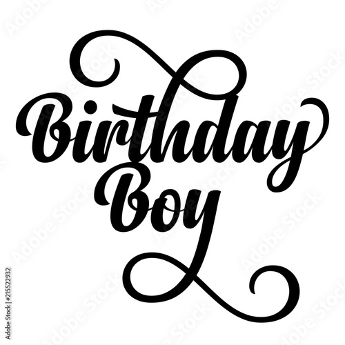 Download "Birthday topper for anniversary or nursery party. Birthday Boy. Good for cake topper, good for ...
