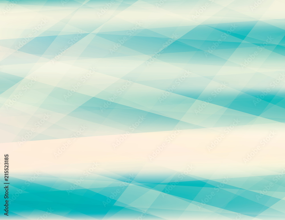 Aufkleber abstract light sea green background textured by slanting stripes. horizontal light blue vector graph