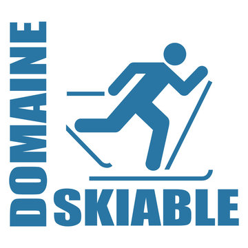 Logo domaine skiable.