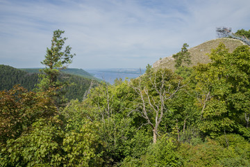 Obraz premium Strelnaya Mountain. Attraction of the Samara region