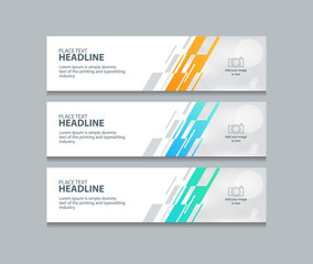 abstract web banner design template backgrounds