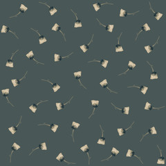 Abstract seamless vintage background with flowers