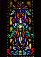cathedral stain glass window