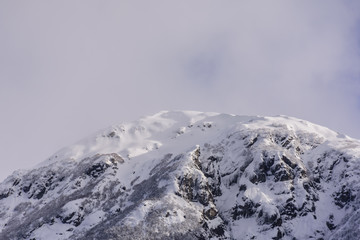 Fototapeta na wymiar Scenic View Of Snowcapped Mountain
