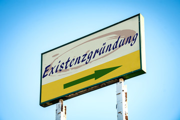 Schild 301 - Existenzgründung