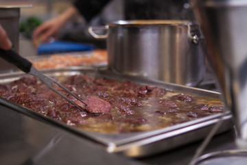 K&uuml;che / Restaurant / Fleisch