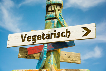 Schild 282 - Vegetarisch