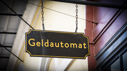 Schild 346 - Geldautomat