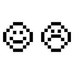 smileys vector icons. isolated