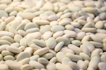 White candied wedding almonds