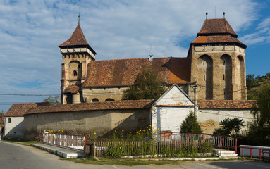 Obraz premium Fortified church in Valea Viilor, Romania