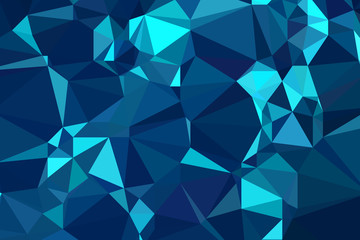 Fototapeta premium Triangulated colorful background illustration