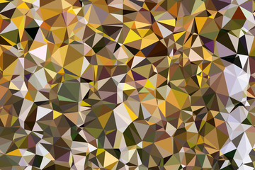 Fototapeta na wymiar Triangulated colorful background illustration