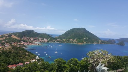la baie des saintes vue du fort napeleon