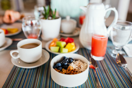 Healthy breakfast bowl