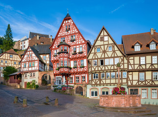 Fototapeta premium Old houses in Bavaria, Germany.