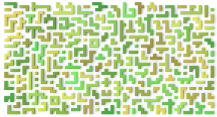 Fototapeta premium Maze colorful 3d background