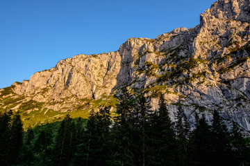 Benediktenwand in der Abendsonne