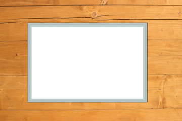 Wood Background Texture. Photo Frame Mock Up. Empty space for text design and message