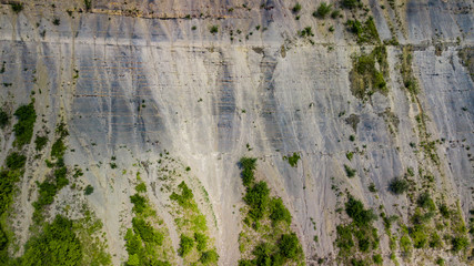 Texture of rocky terrain