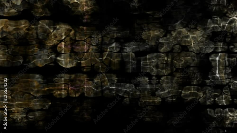 Canvas Prints abstract organic forms pulse and flicker (loop).