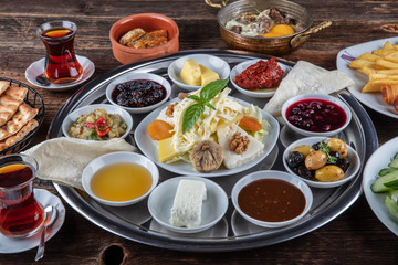 turkish spread breakfast